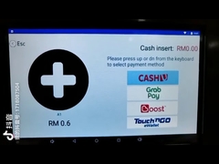 Automat do płatności mobilnych Paypal Pay z regulowanymi tacami mikronowymi