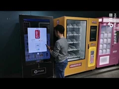 Automat reklamowy w sklepie wielobranżowym z 55-calowym ekranem LCD i przenośnikiem taśmowym