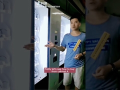 Automat sprzedający napoje i przekąski dwa w jednym