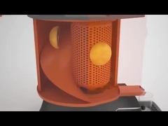 Automat do sprzedaży świeżego soku pomarańczowego z czytnikiem kart i ekranem dotykowym dla centrum handlowego