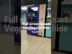 Publiczny, wygodny automat sprzedający kanapki śniadaniowe z mikrofalówką