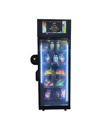 Jakość  240V Smart Fridge for snack cold drink Vending Machine with nayax card reader Fabryka