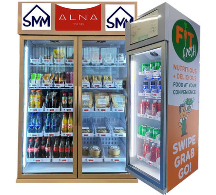Inteligentna mini-maszyna vendingowa Smart Weight Sense do napojów, owoców, automat biurowy, automat do soków, Micron