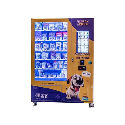 Specjalistyczne spiralne szafki kombinacja maszyna do sprzedaży dla psów koty żywność przetwory zabawki maszyna do sprzedaży zwierząt domowych