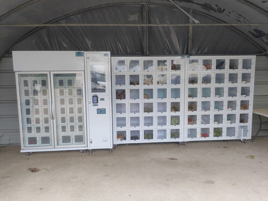 Maks. 40 Różnych Produktów Automat Sprzedający Szafkowy na Babeczki z 1 Kontrolerem i 8 Automatami o Dużej Pojemności