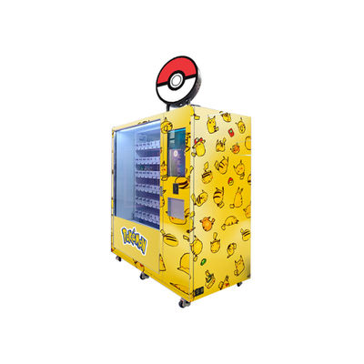 Automat z Pokemon Center z terminalami płatniczymi bezgotówkowymi do sprzedaży zabawek, kart PTCG i gier wideo
