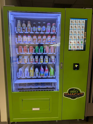 Opcjonalne terminale płatnicze Maszyna do sprzedaży przekąsek z funkcją zapasów w czasie rzeczywistym Maszyna do sprzedaży na odległość