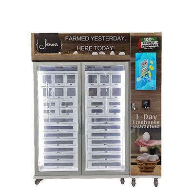 21.5 Inch Touch Screen Locker Vending Machine W166*D71*H217 Cm Optymalne przechowywanie jaj z automatycznym chłodzeniem