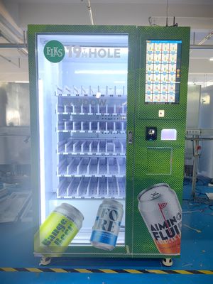 Maszyna do sprzedaży przekąsek z podwójnym szybkiem z ekranem dotykowym 21,5 cala i 6 pięter * 10 gniazd