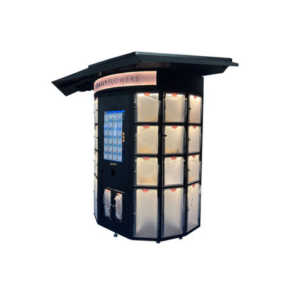 Inteligentne funkcje śledzenia zapasów w czasie rzeczywistym Dostosowane komory chłodnicze w automacie dla kwiaciarzy