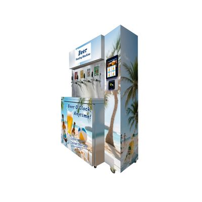 4 Opcje Piwa Świeże Piwo Automat z Ekranem Dotykowym Wyborem i Płatnością Bezgotówkową dla Bezproblemowego Doświadczenia