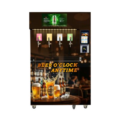 Energooszczędna maszyna do sprzedaży piwa W97*D66*H205 Cm z systemem chłodzenia 5-8C