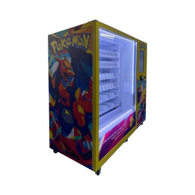 Automat z zabawkami IP TOY z metalową ramą, zapewniający niesamowite wrażenia z mini sklepu z Pokémonami, z zwiastunami gier