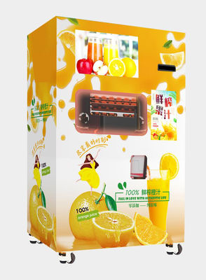 Metalowa maszyna do sprzedaży soku pomarańczowego 300W z automatycznym dozowaniem