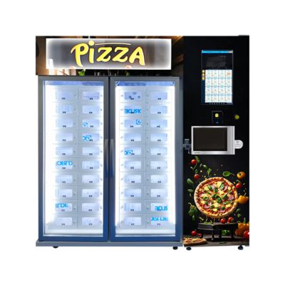Automat do pizzy z 40 skrytkami i półką na kuchenkę mikrofalową -22℃ do 20℃