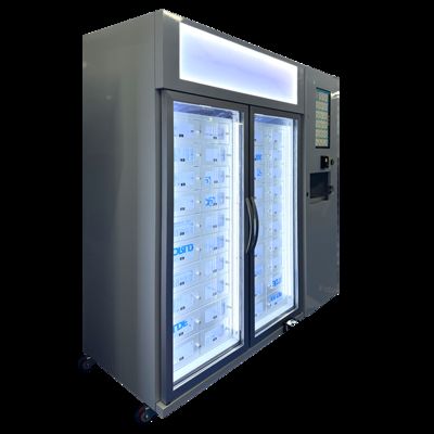 Maszyna do sprzedaży mrożonych produktów spożywczych z 40 szafkami z chłodnią o temperaturze -22°C