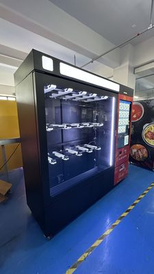 Automatyczna maszyna do sprzedaży ubrań z zawieszonym gniazdem, systemami płatności wielokrotnych i dostosowywalnymi naklejkami