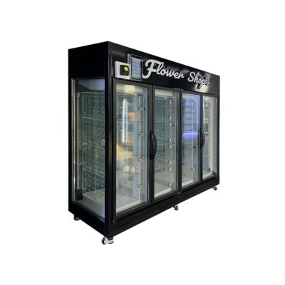 Automat do sprzedaży kwiatów z certyfikatem ISO9001 z chłodzeniem 5℃ i nowoczesnym designem dla świeżych bukietów kwiatów