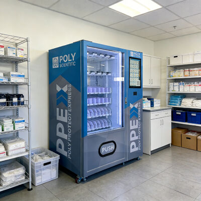 Inteligentna maszyna do sprzedaży PPE z systemem zarządzania pracownikami i dostępem do kart IC/ID