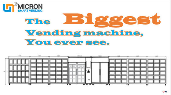 8 w 1 duże maszyny do sprzedaży dla supermarketów, społeczności, centrów handlowych, specjalnie zaprojektowane maszyny do sprzedaży z szafką chłodniczą
