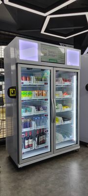 Automat do lodów 220V na jedzenie i napoje, inteligentna lodówka vendingowa