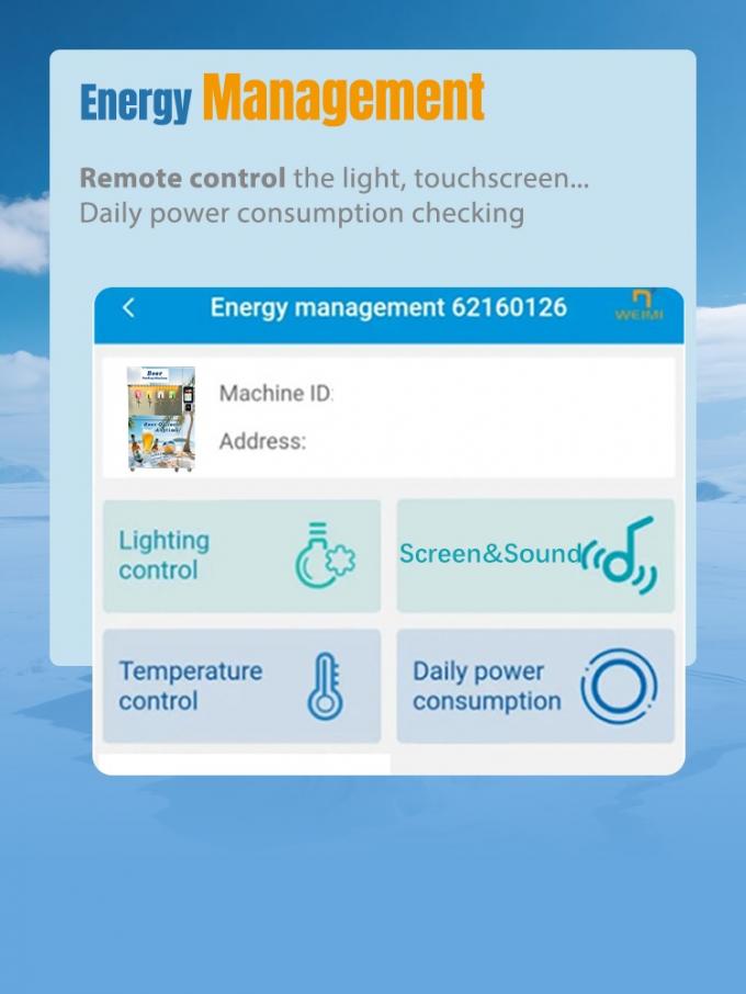 Self-service 5-8℃ Fresh Cold Beer Vending Machine with 4 Beer Options for Bars Cafeterias