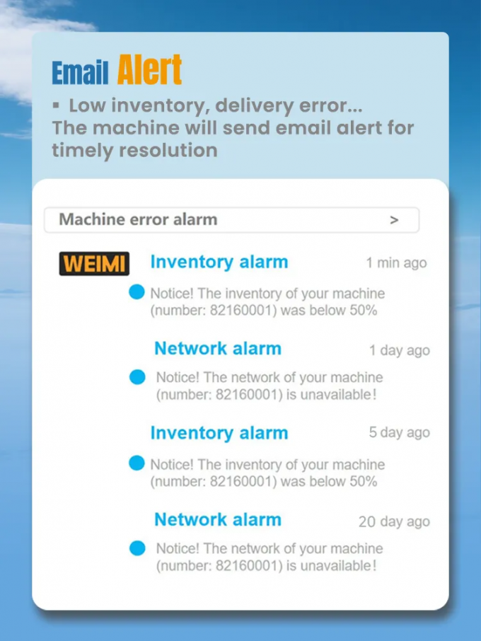 Frozen Treats Ice Cream Vending Machine -22℃ Keep Ice Cream Fresh Popsicle Vending Machine